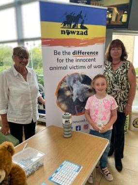 Susan Senior, left, with Lorraine Walker and Daisy Elves. PHOTO: SUBMITTED