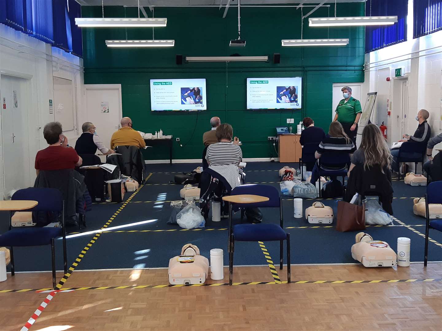 St John Ambulance in Spalding are running training sessions for volunteer Covid vaccinators (44781194)