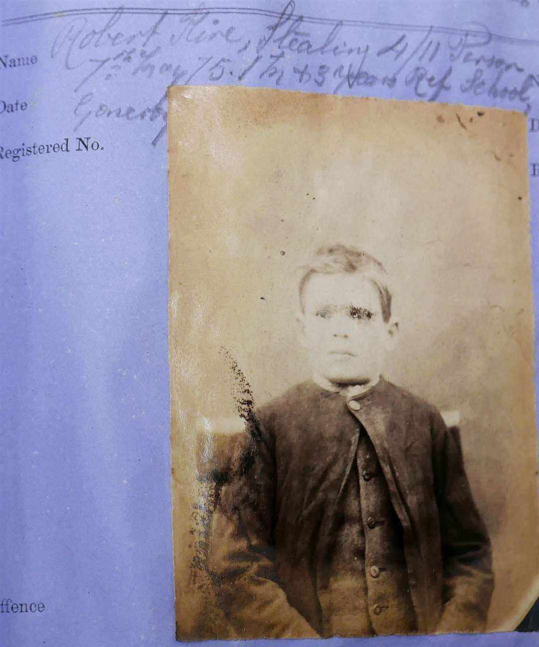 Some photos showcase younger inmates. Photo courtesy of Batemans Auctioneers of Stamford.