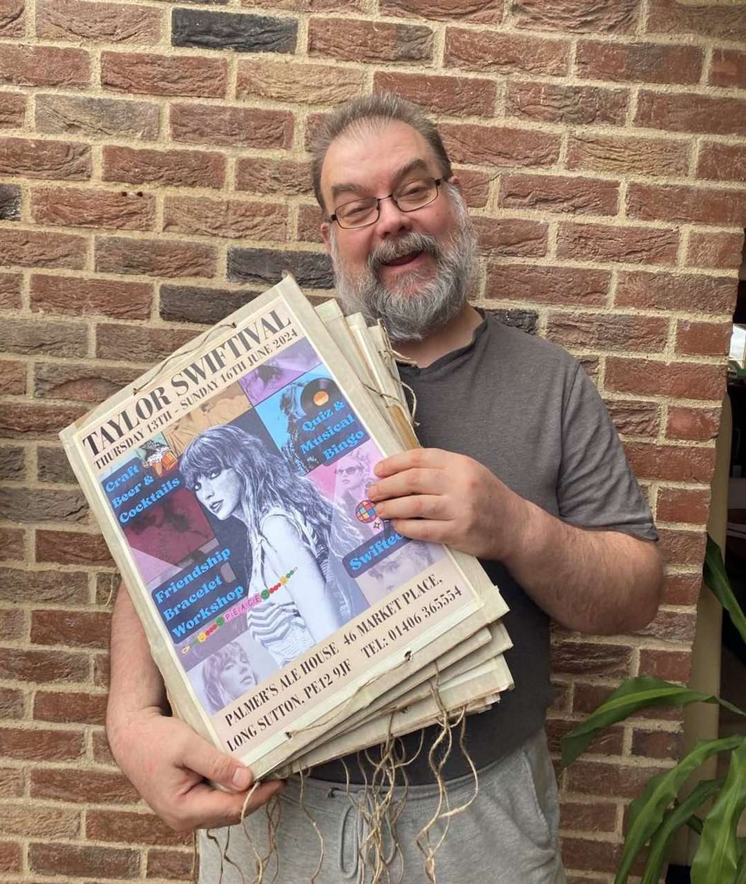 Staff have been busy putting up posters around Long Sutton PHOTO: Palmers Ale and Kitchen Facebook