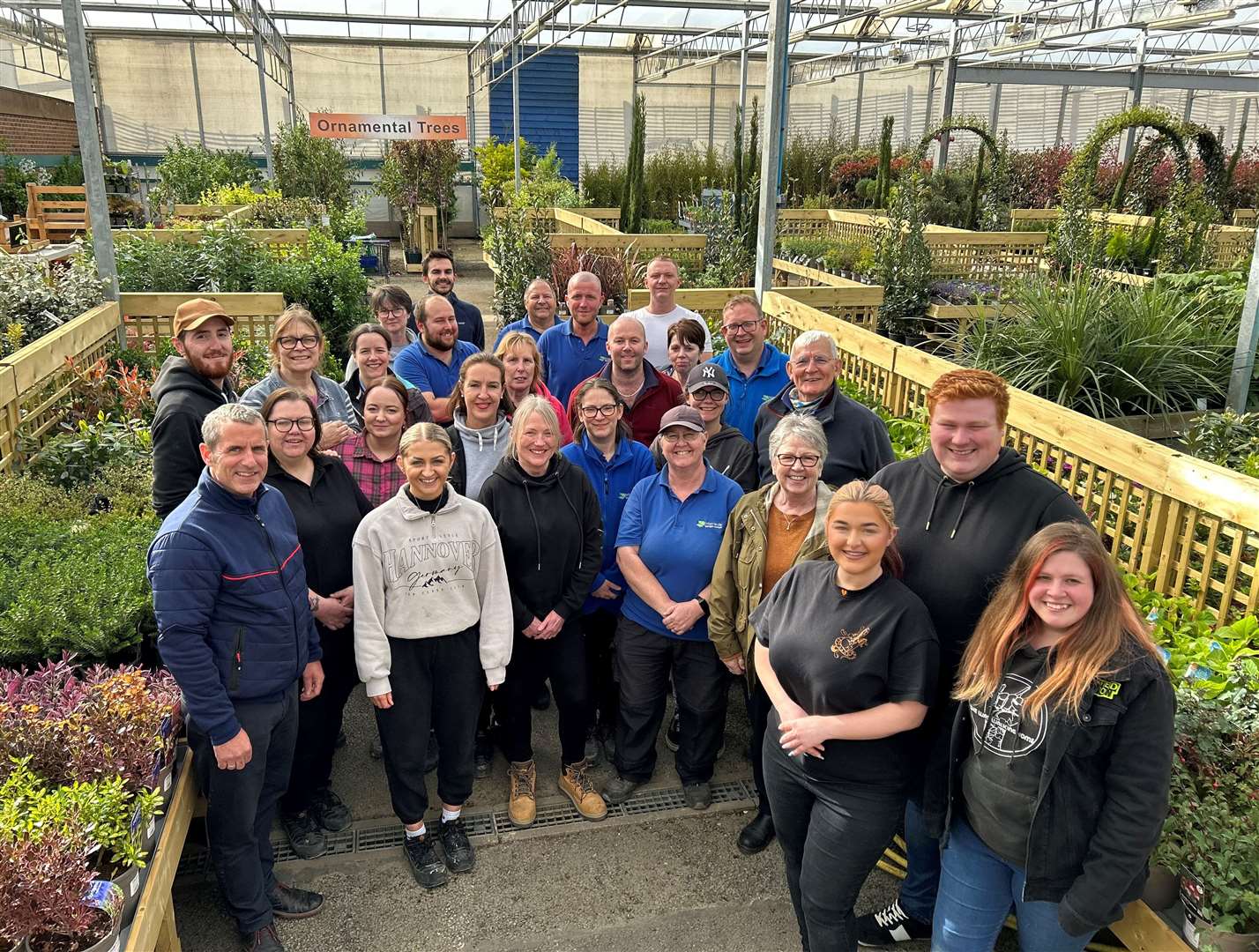 The team at Waterside Garden Centre is getting ready to reopen