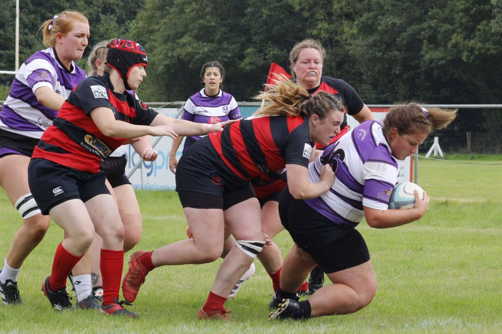 Action from Stamford Women's victory over Sleaford on Sunday. Photo: Darren Dolby