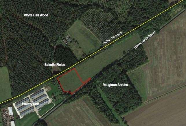 The site and surrounding. Image: Google Earth/ELDC