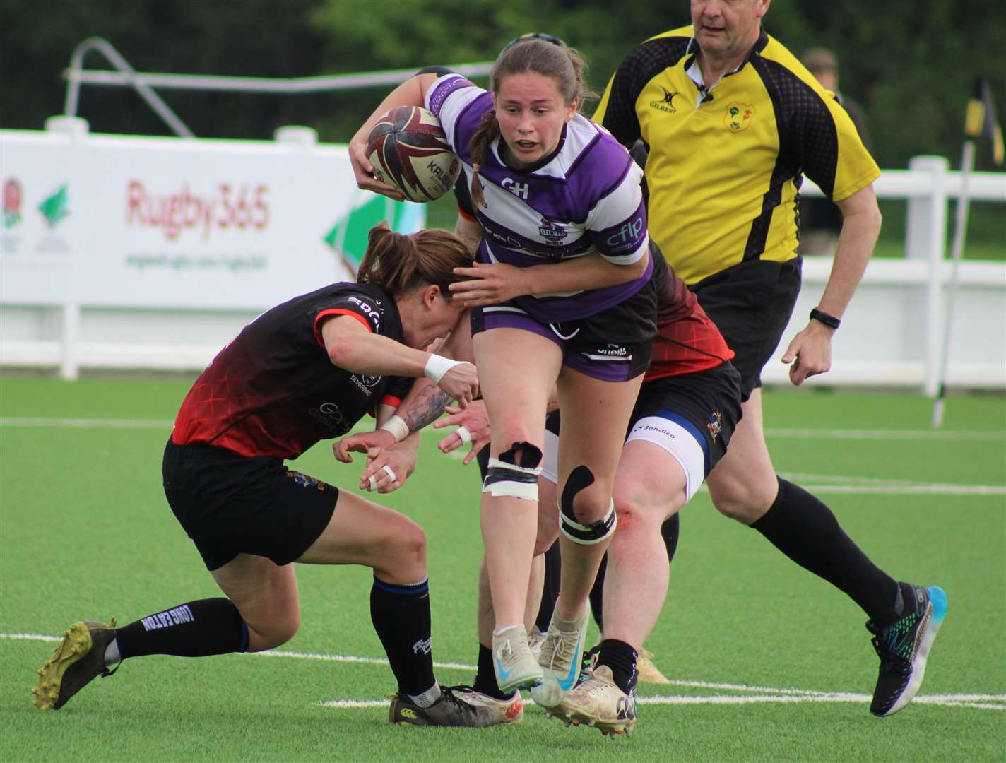 Action from Stamford's cup final with Long Eaton. Photo: Darren Dolby
