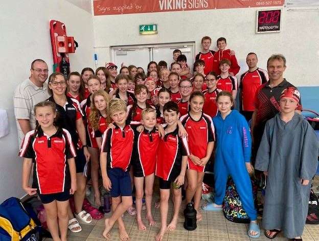 Deepings Swimming Club at the Rob Welbourn open meet.