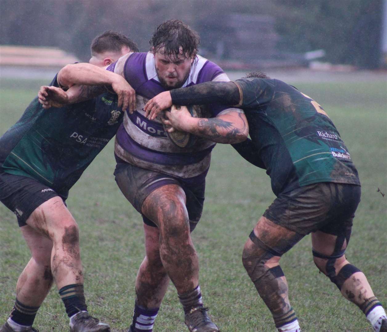Vipers v Stamford (purple), Counties 1 Midlands East (South), 15 February 2025. Picture: Darren Dolby.