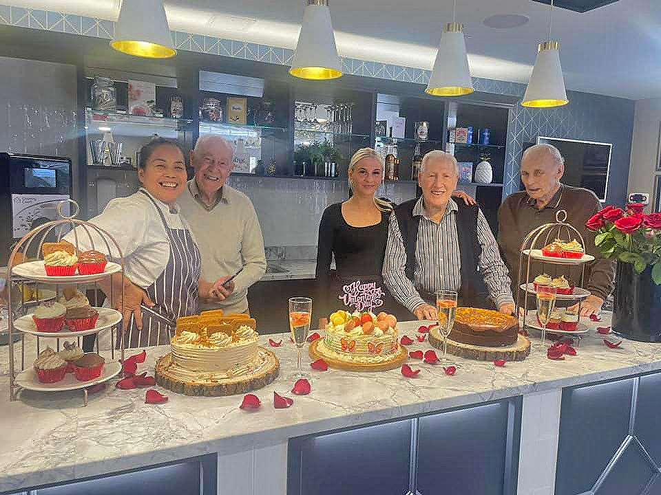 Valentine's preparations at Fenchurch House care home
