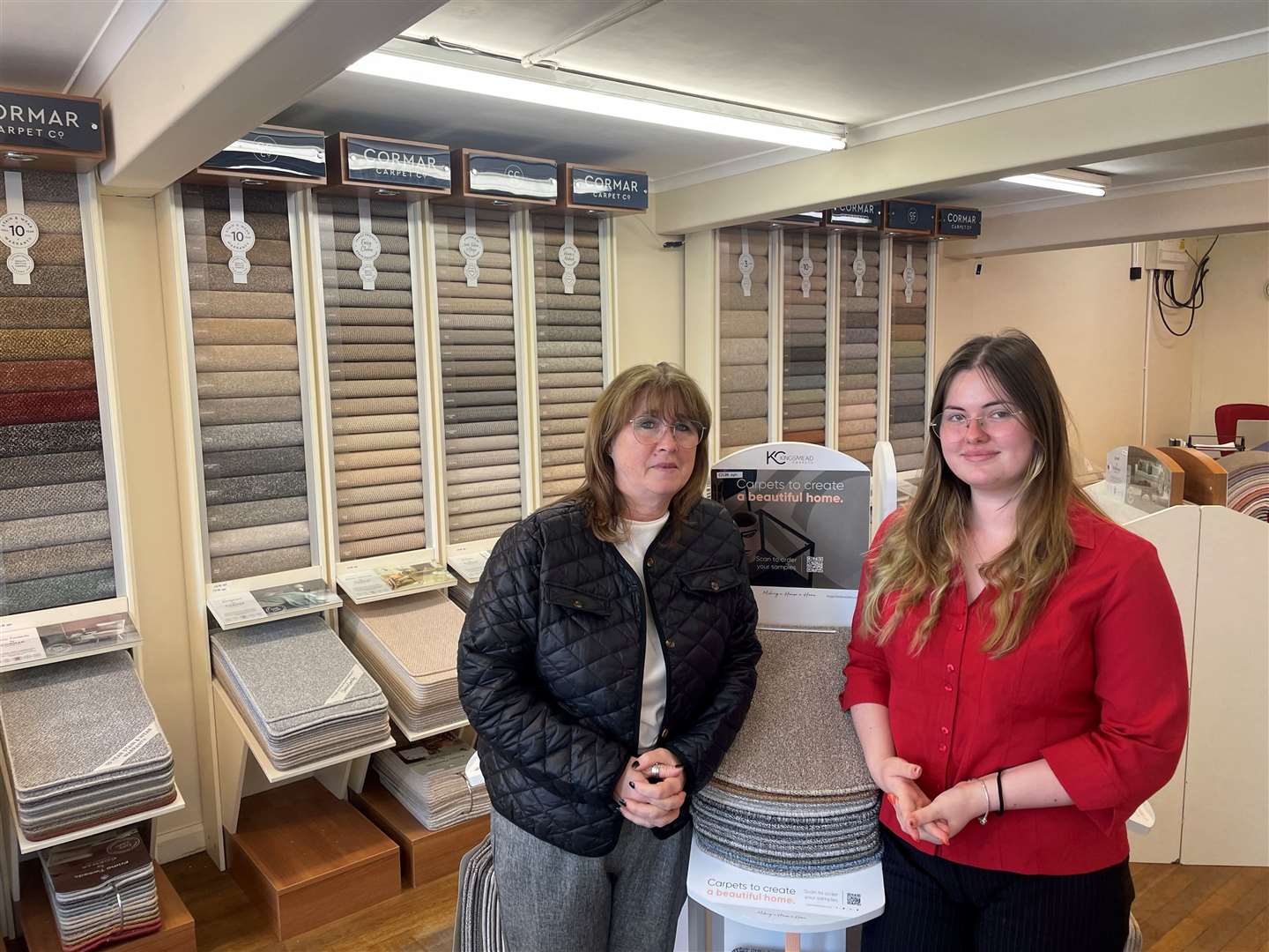 Catherine and Alex North have opened up the Cozy Carpet Company in Spalding