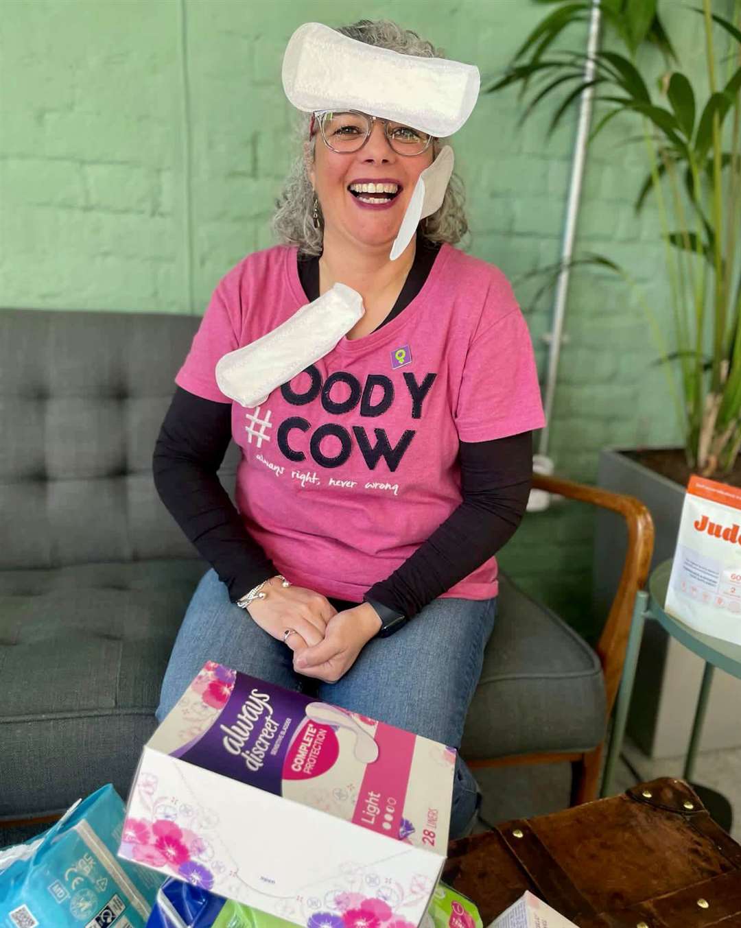 Zeph Churchill takes the stigma away from menopause., incontinence and women's health by using comedy to educate