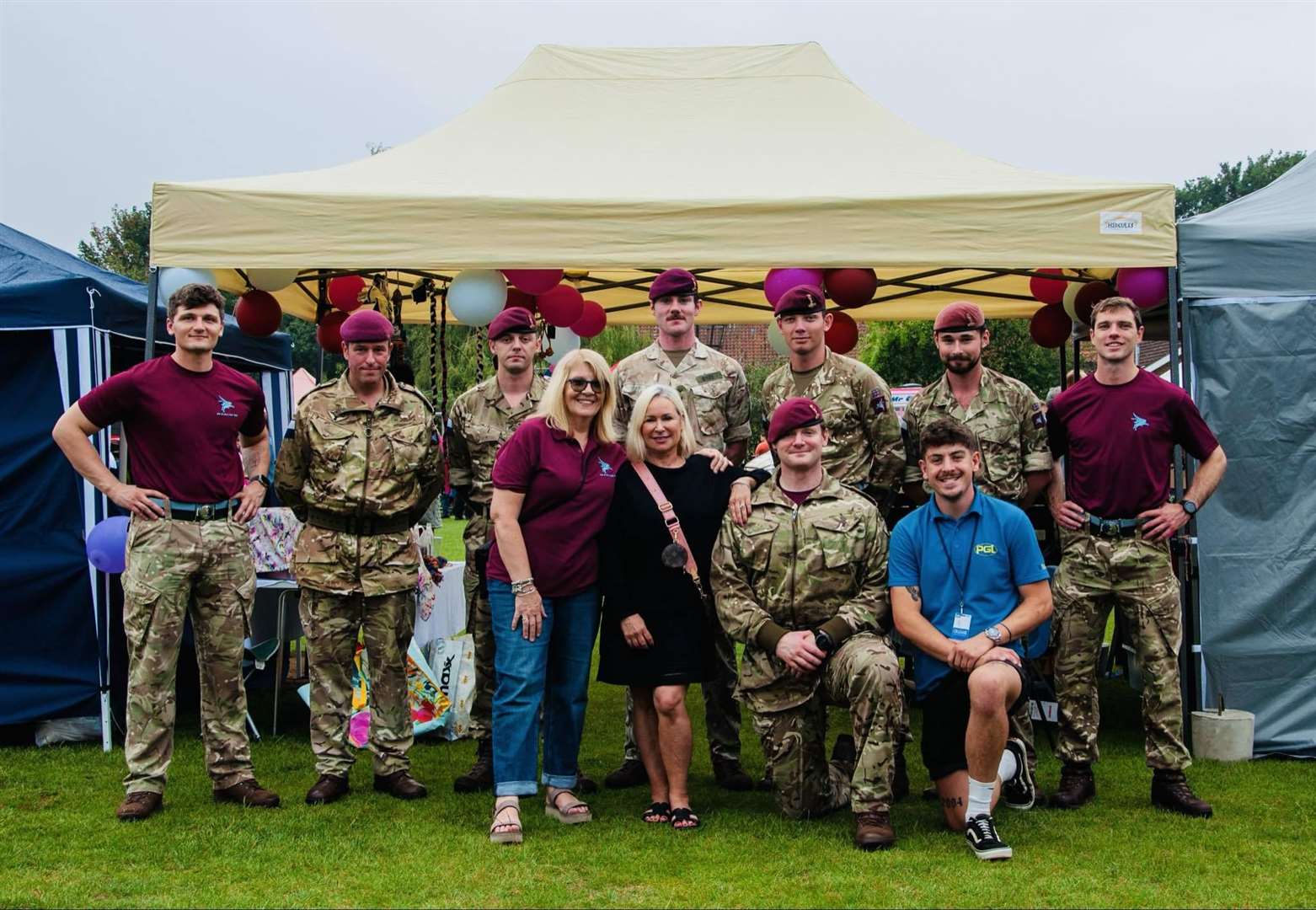 The 216 (Parachute) Signal Regiment were special guests at the gala. Photo: Deborah Knowles
