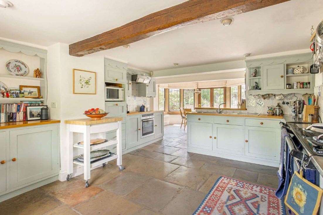 The family kitchen in the Hambleton property. Photo: Savills