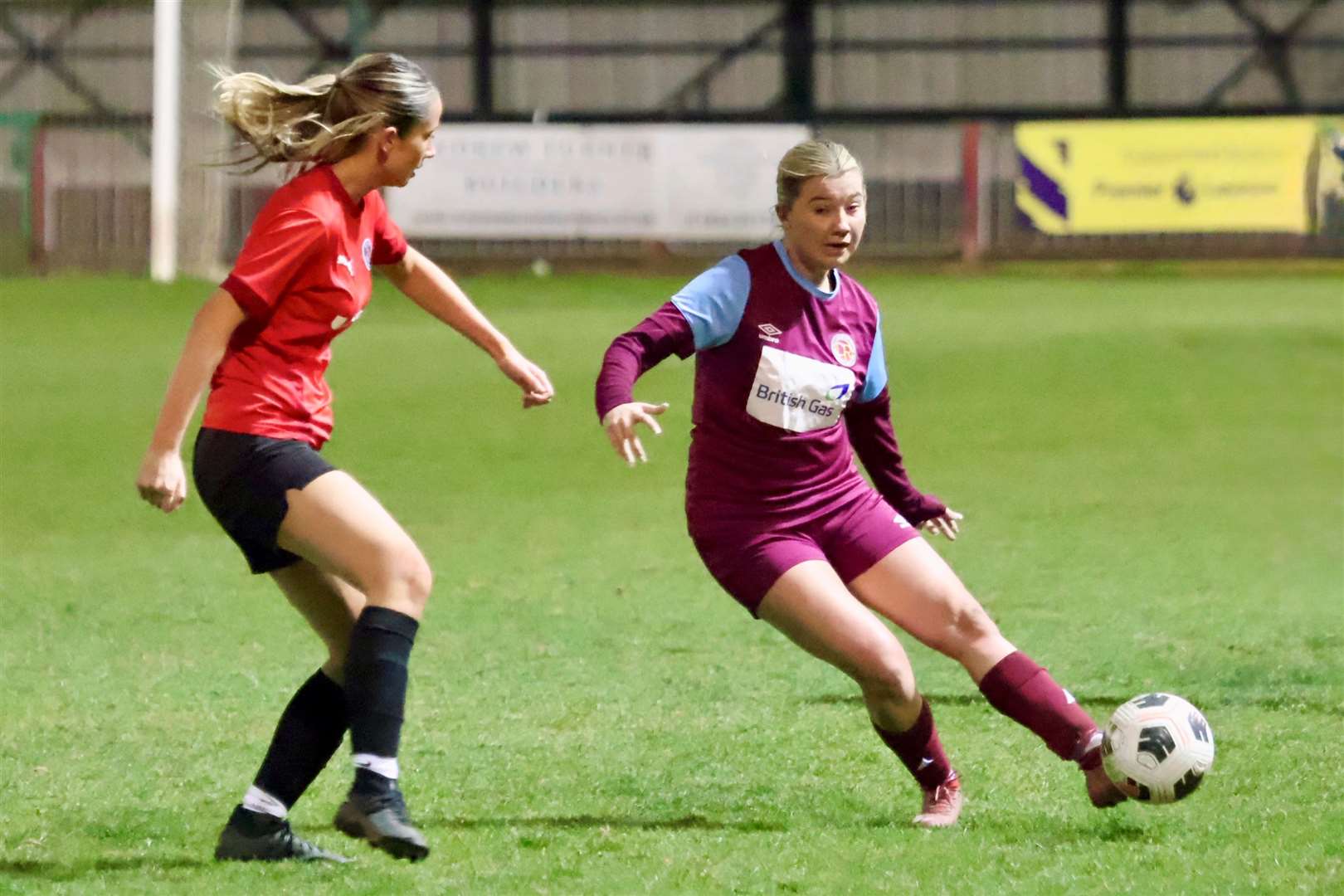 Action from Deeping Rangers Ladies' midweek win at Histon. Photo: Jason Richardson