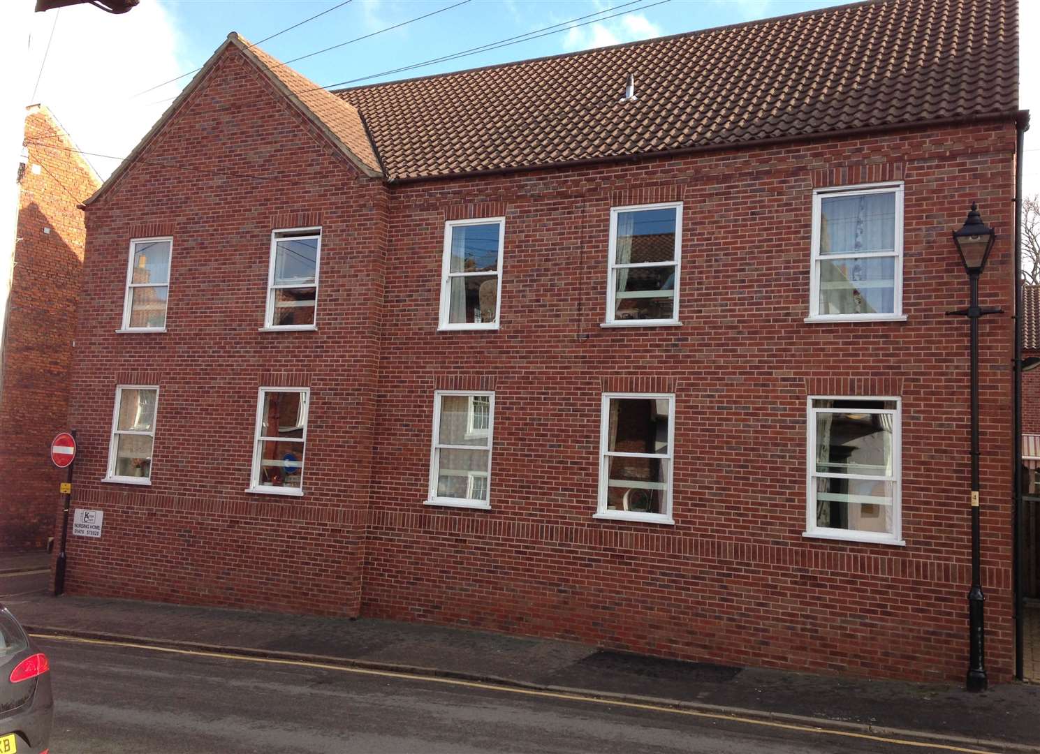 The King's Court Nursing Home now stands in the place of the Crown and Anchor. Photo: John Manterfield / Grantham Civic Society