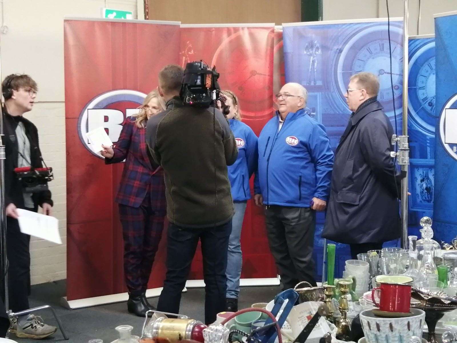Bargain Hunt filming at Golding Young in Bourne. Photo: Clive Doubleday