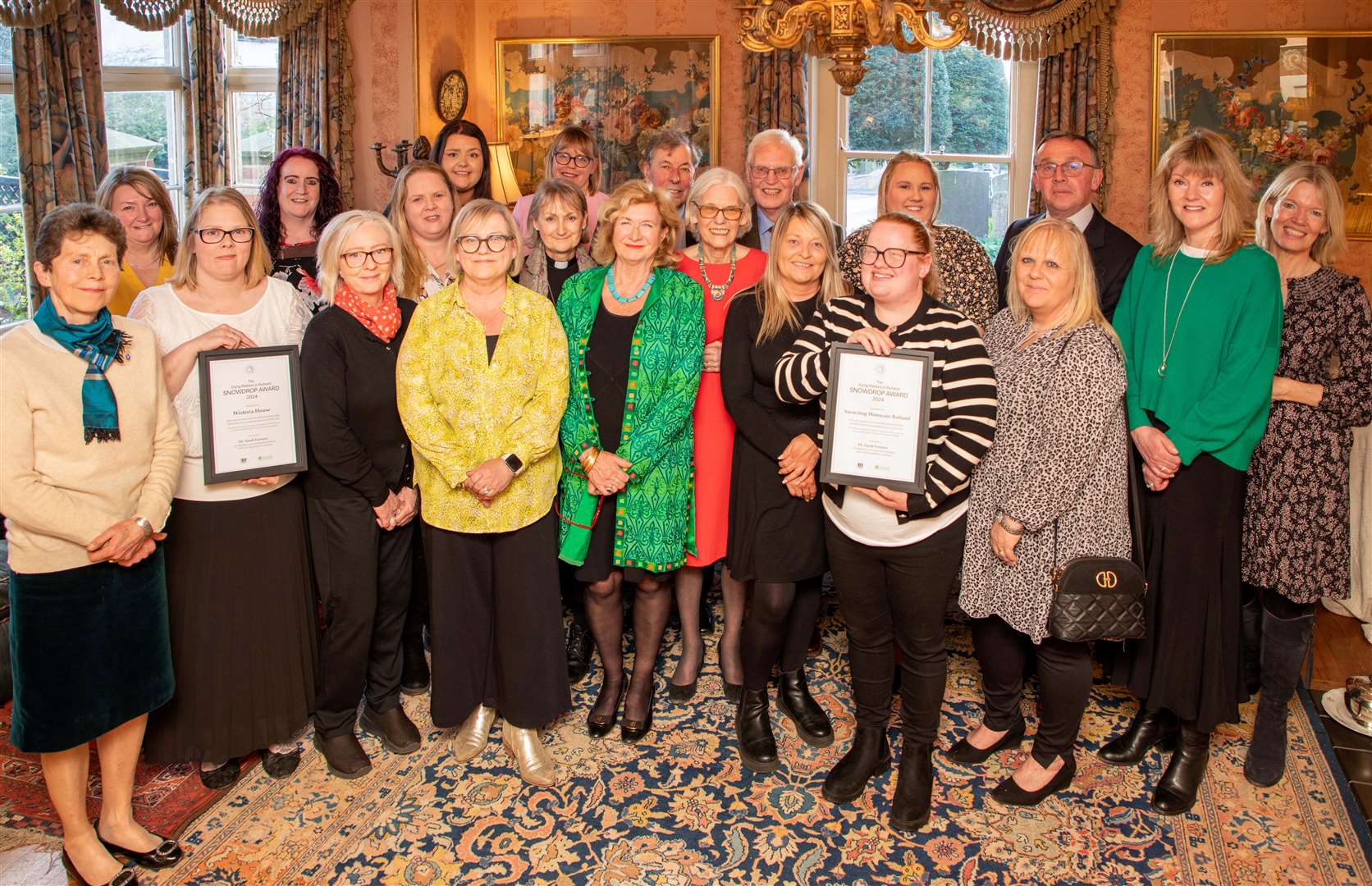 All the guests at the Rutland Snowdrop Award 2024 organised by Dying Matters in Rutland