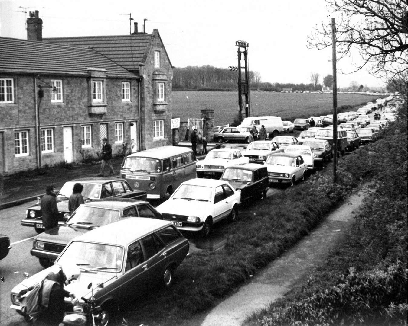 Visitors to Nene Valley Railway on the May Bank Holiday in 1981