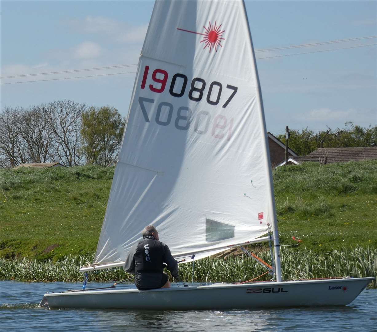 Race three winner Alan Cox.
