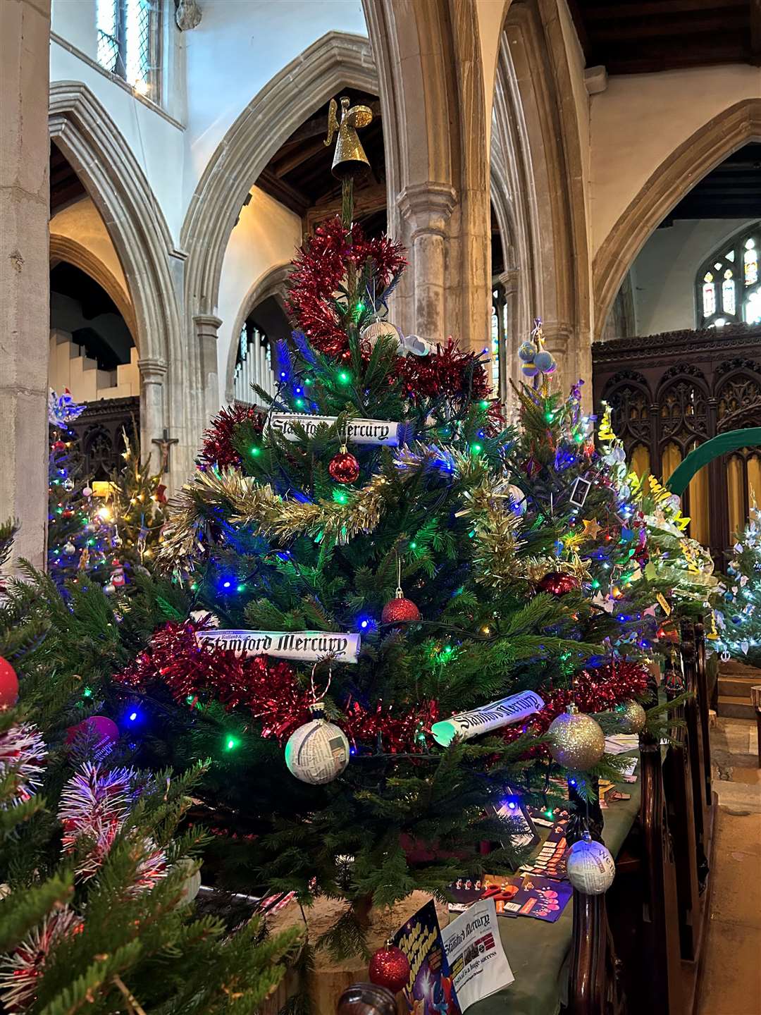 Stamford and District Lions Christmas tree festival opens at St John's