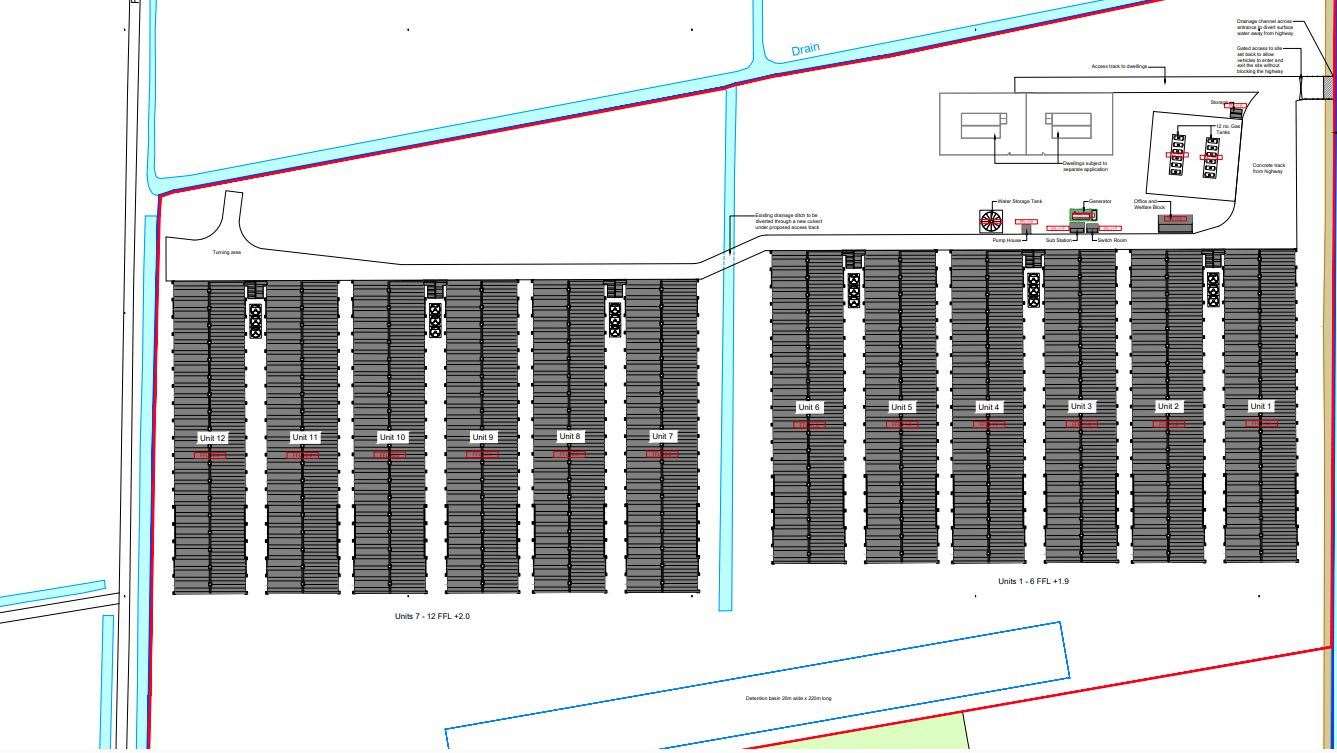 Plans have been submitted for poultry units in Peartree Hill Road Whaplode Drove PHOTO: ACORUS