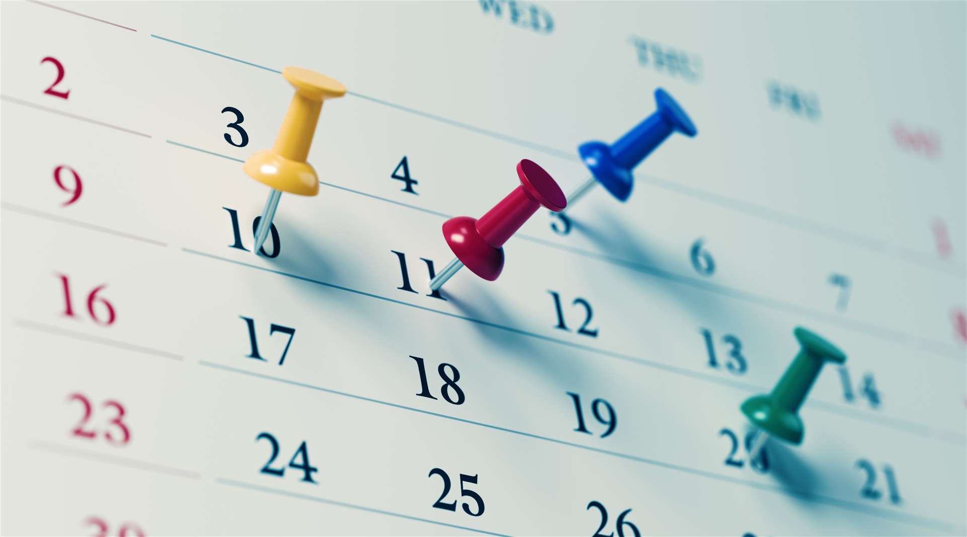 Make a date in your calendar. Photo: istock/MicroStockHub