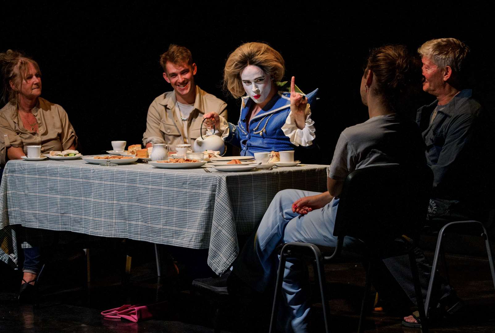 The show sees "Thatcher" reflect on her history and invites audience members to take part.