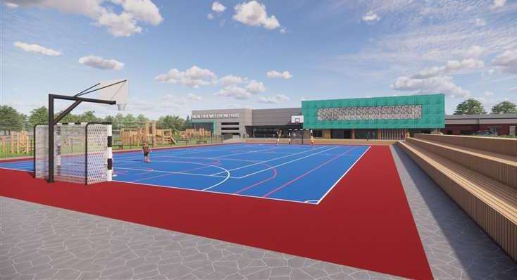 Plans of how the Castle Sports Complex and Wellbeing Hub will look
