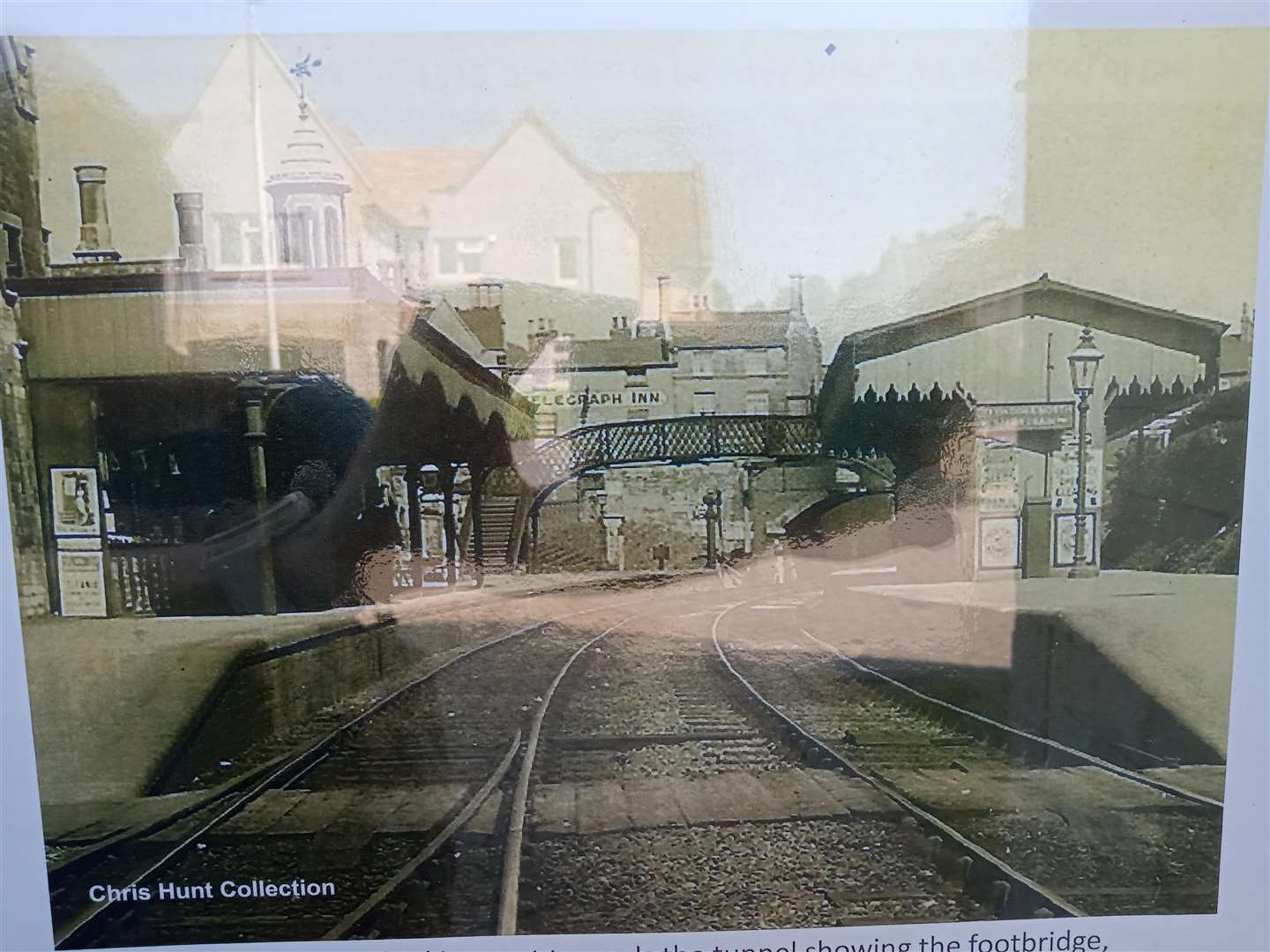 One of the photos on display