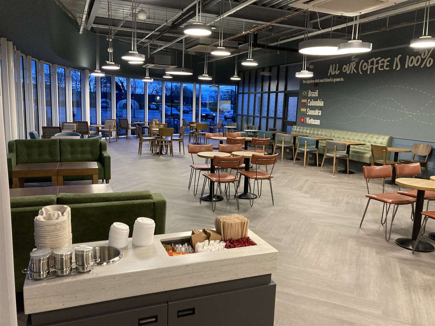 The café will serve hot drinks, cakes, snacks and light lunches