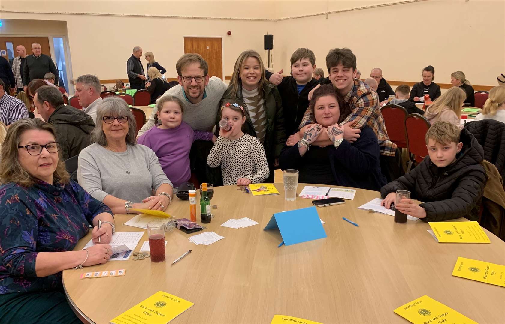 Race-goers have fun at the Spalding Lions fundraiser