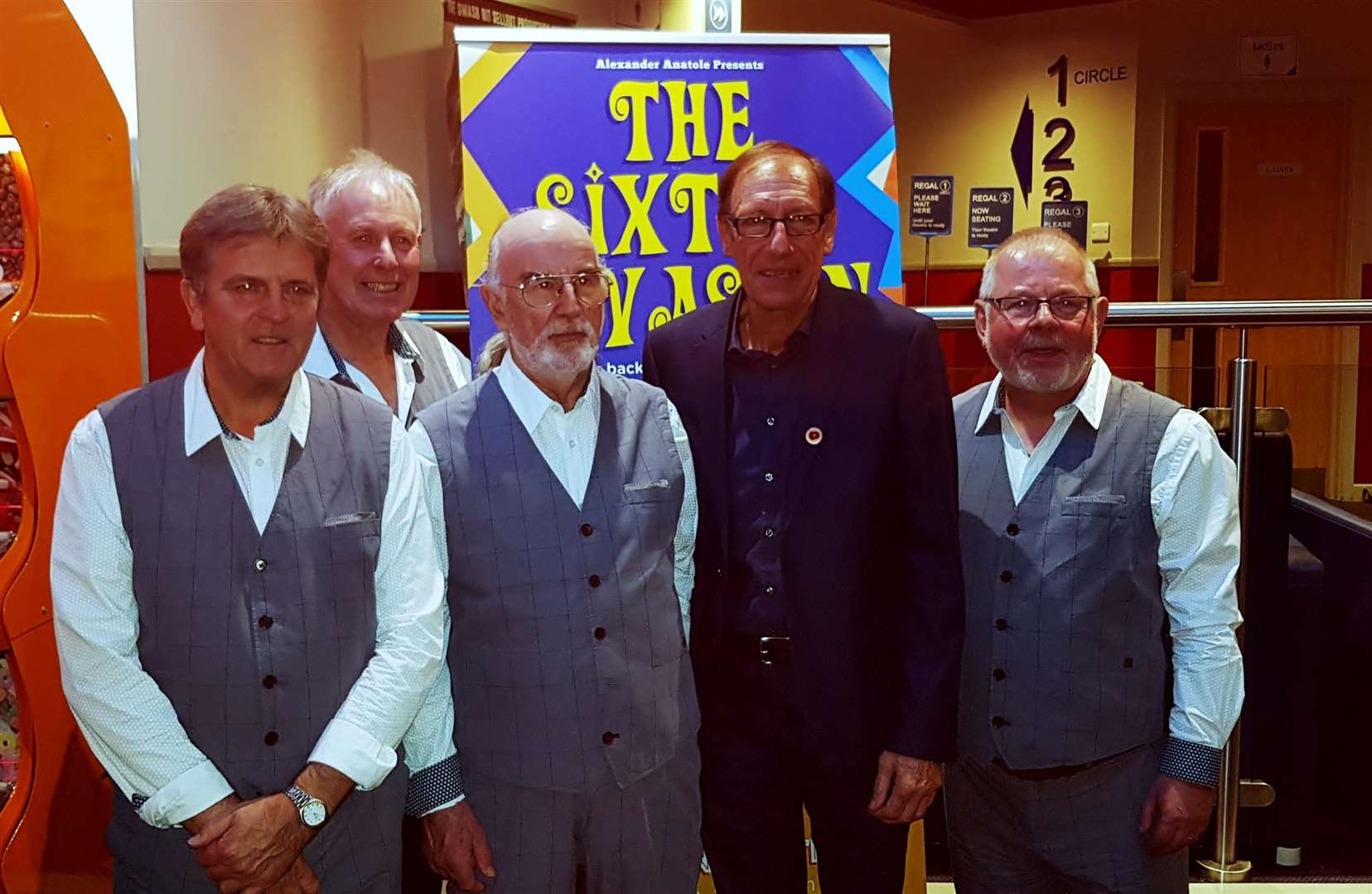 The current Cupid's Inspiration line up with drummer Roly Wison, keyboard player Barry Scott, bass guitarist Laughton James, lead singer Terry Rice-Milton and lead guitarist Kev Downing (6714532)