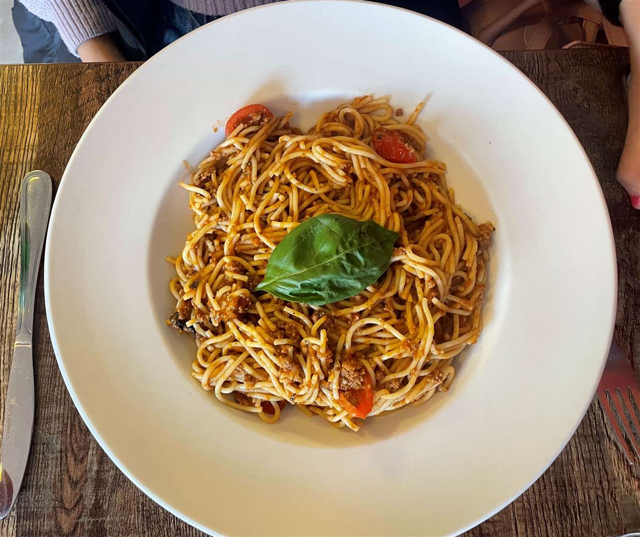 Spaghetti Bolognese at Bela's House