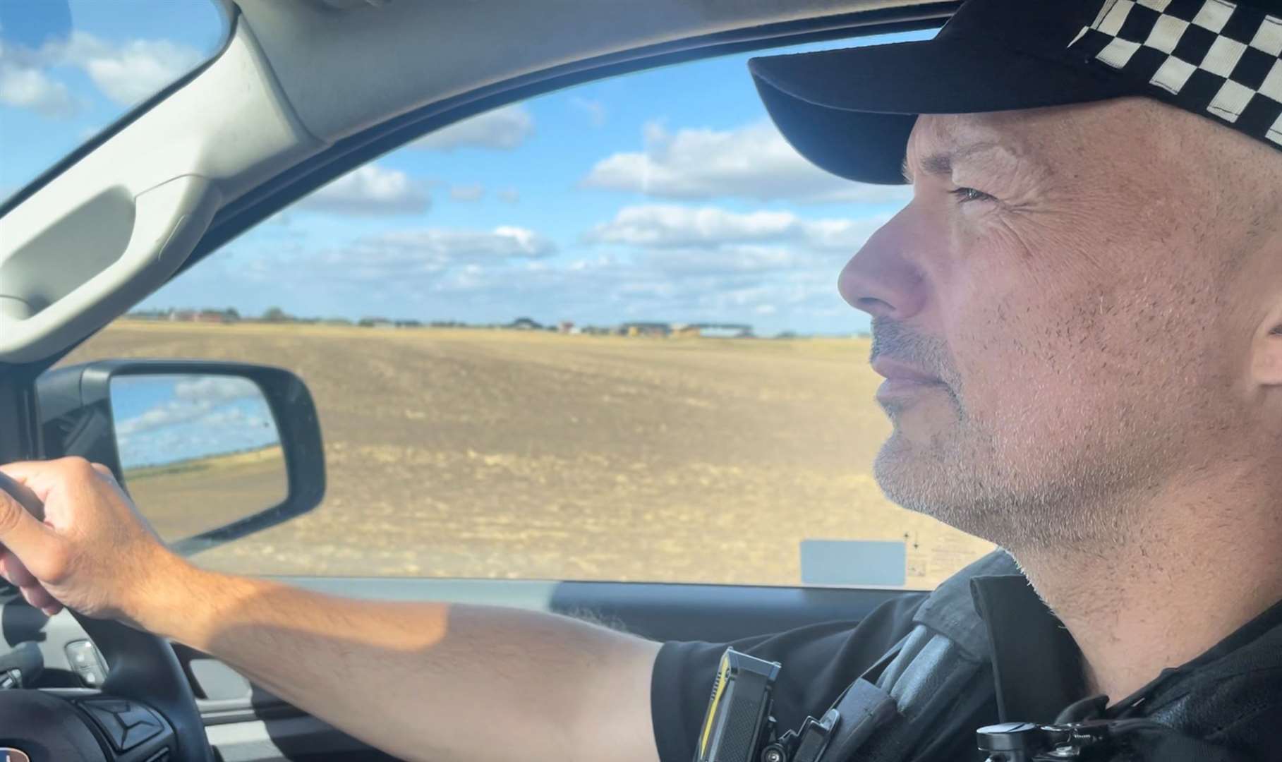 DC Aaron Flint invited LincsOnline to join him in search of hare coursers