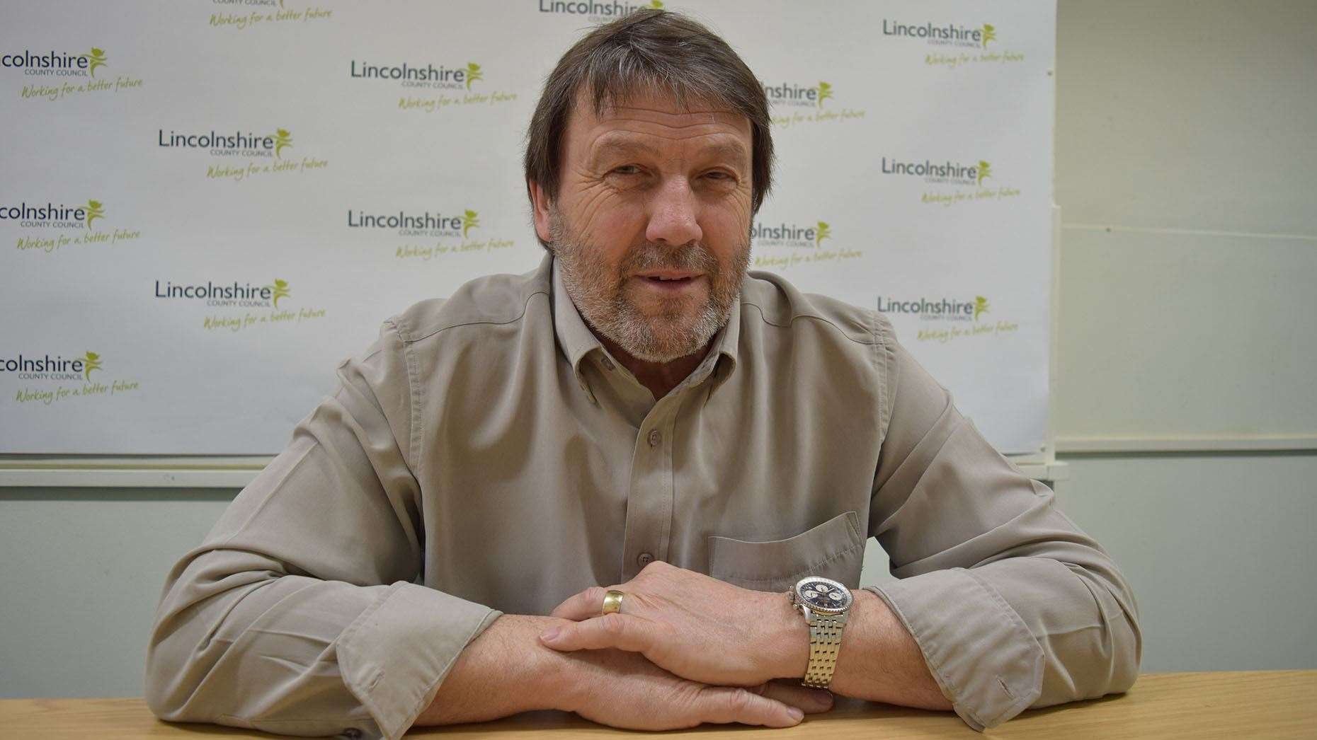 Coun Eddy Poll, chairman of Lincolnshire Waste Partnership.