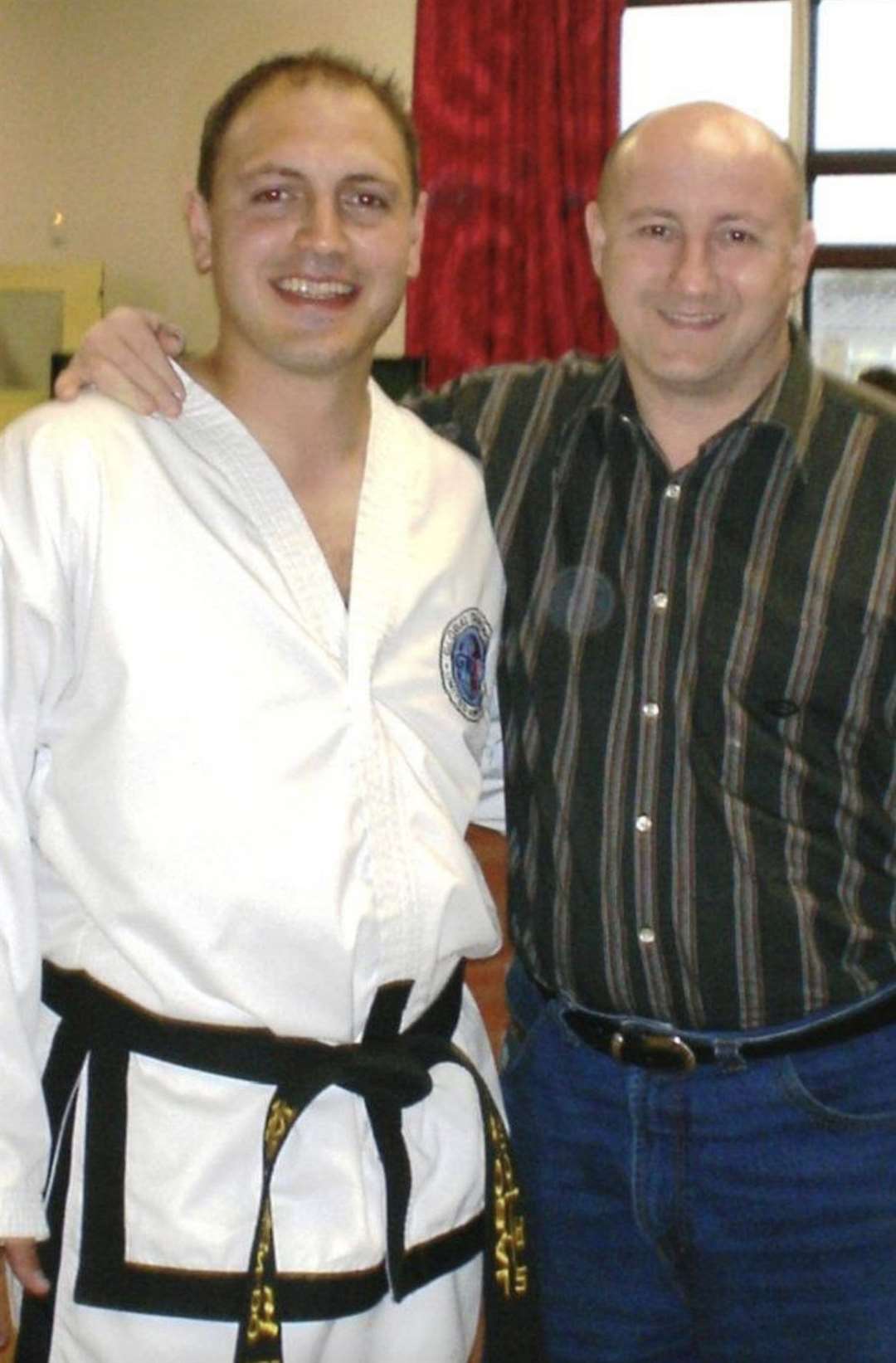 Richard Auciello, left, set up a fundraising page to help Dave Mears