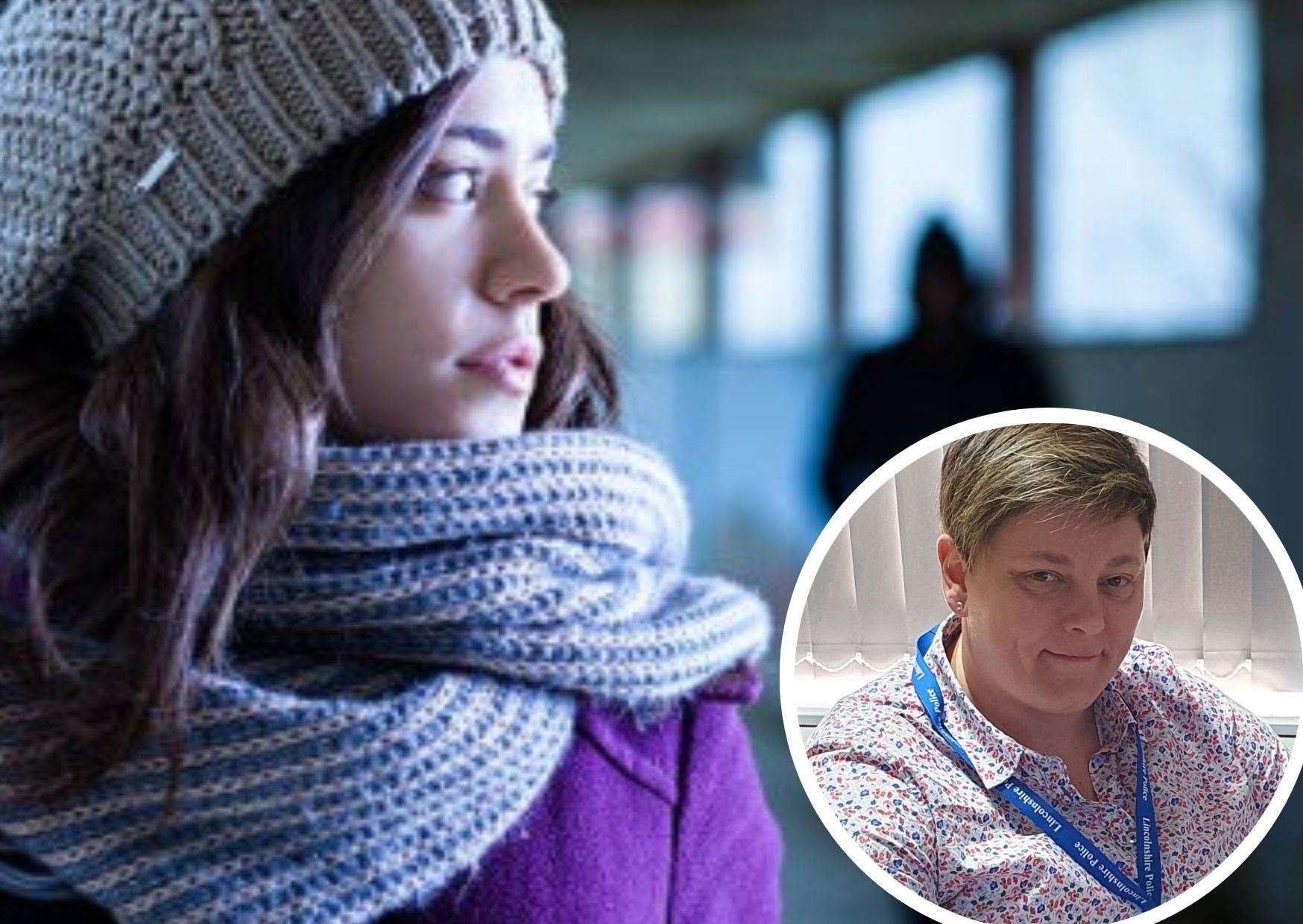 DCI Rachael Cox (inset) is leading the fight to tackle violence against women and girls in Lincolnshire