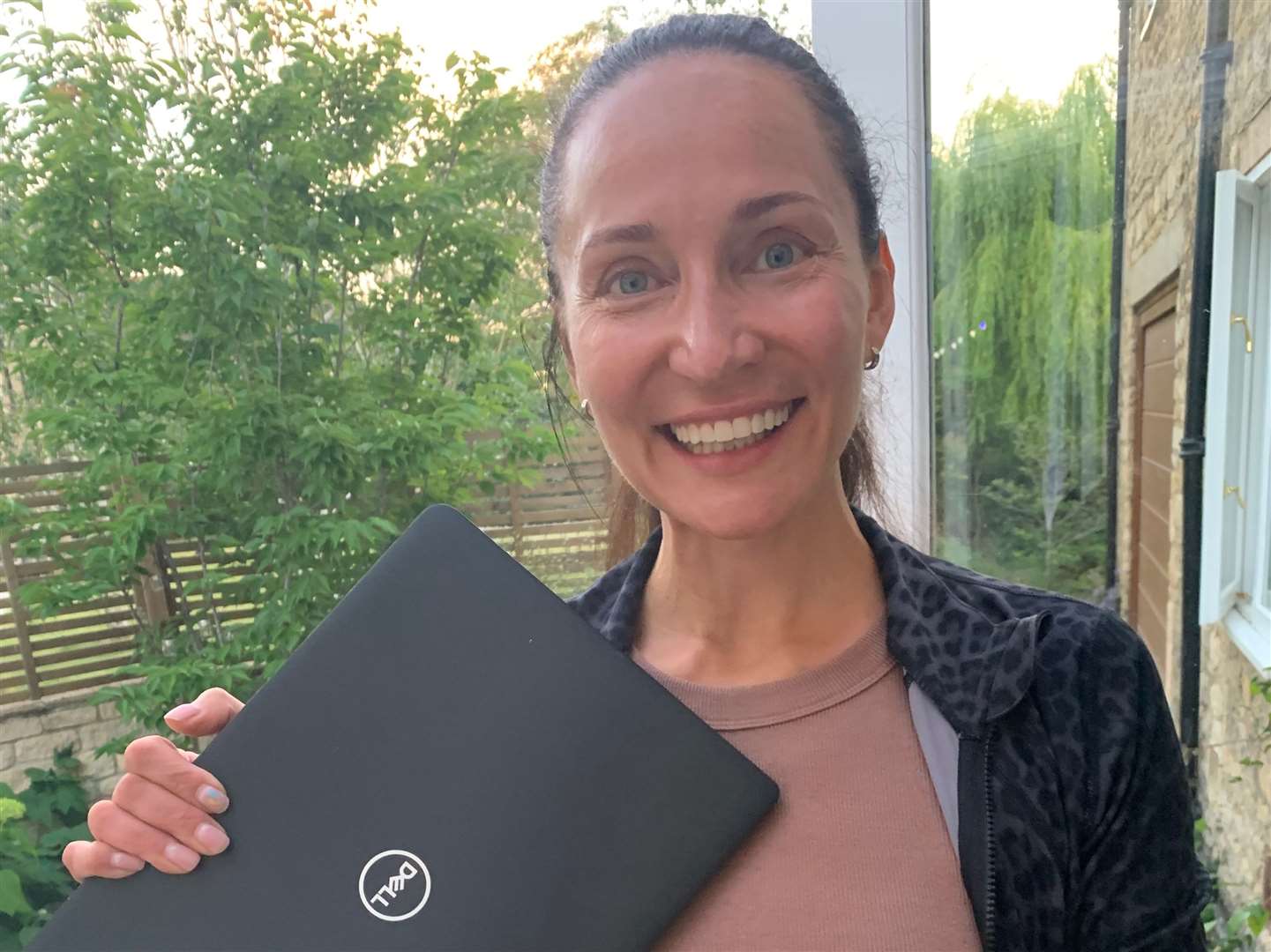 Elena Chepurko, whose son Valentyn is studying computer programming