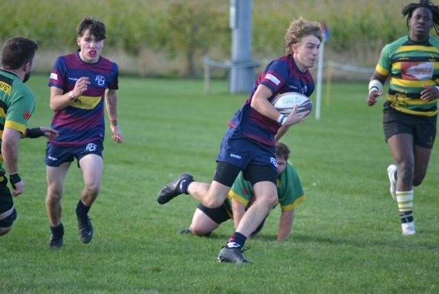 Second team action from Spalding's draw with Mellish. Photo: John Constable
