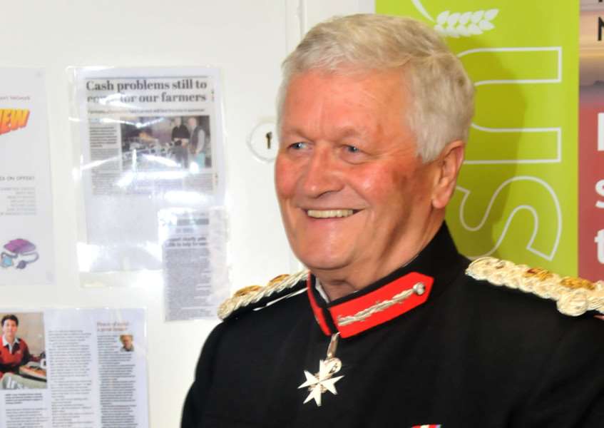 Tony Worth, Lord Lieutenant of Lincolnshire from 2008 until 2015. Photo: SG150513-225NG.