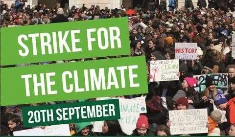 Environmental campaigners from Spalding met in Market Place for Friday's Global Climate Strike event.