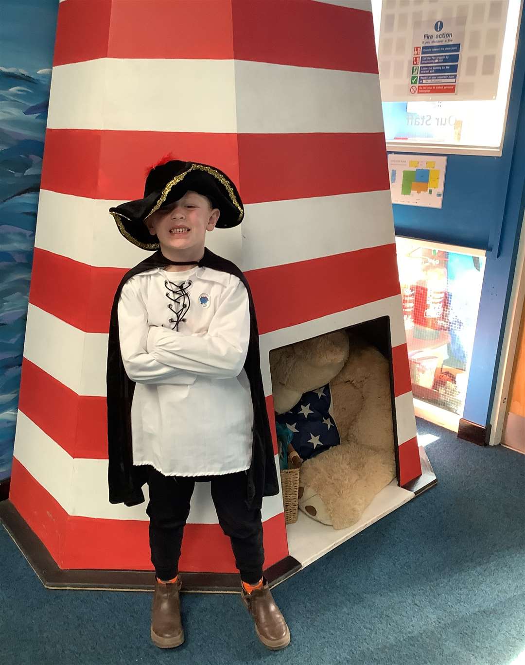 Whissendine Primary School pupil Alfie as The Highway Rat