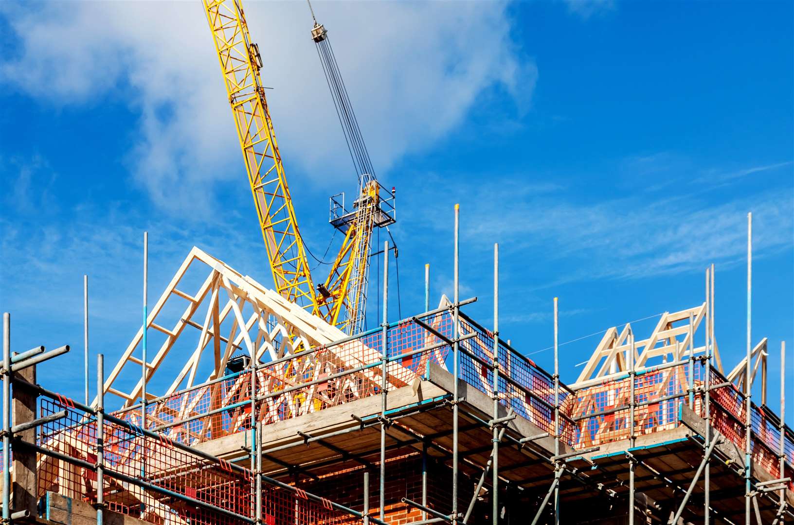 A new building development under construction.. (56777197)