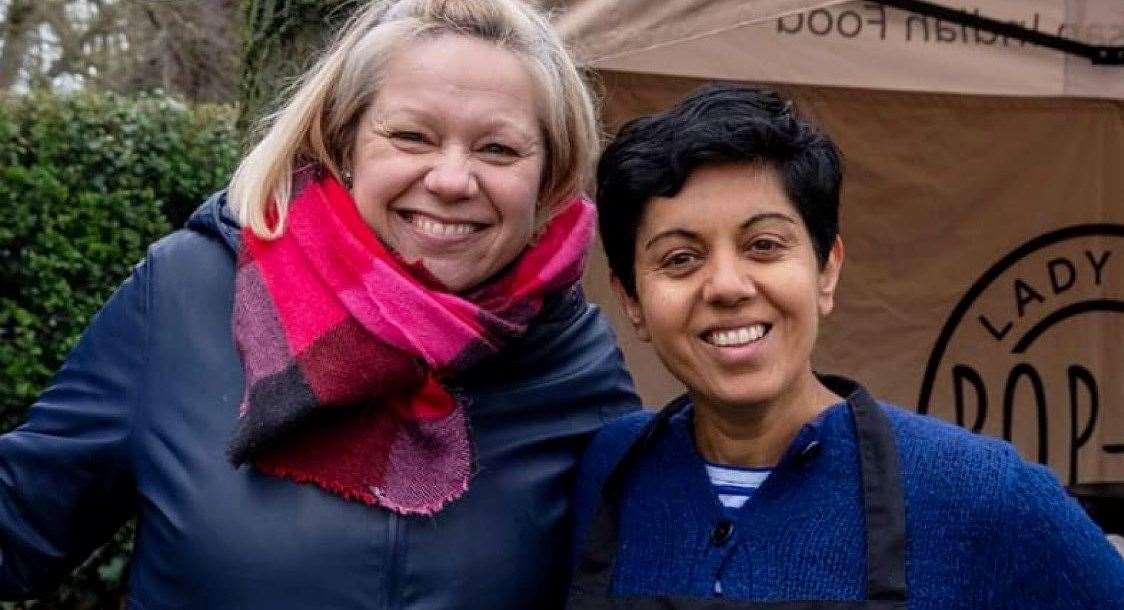 Virender Rose and Jo McAree, organisers of The Stalls markets