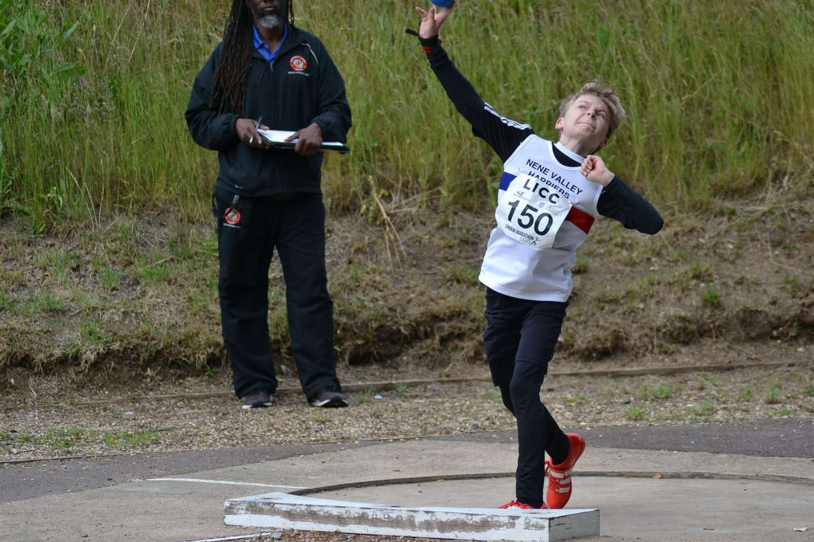 Lawson Capes became the only ten-year-old in the country to throw the shot put over ten metres at a London inter-club challenge meeting in June.