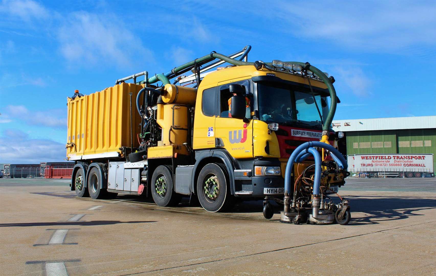 Lincolnshire County Council is using specialist equipment to undertake Carriageway Retexturing