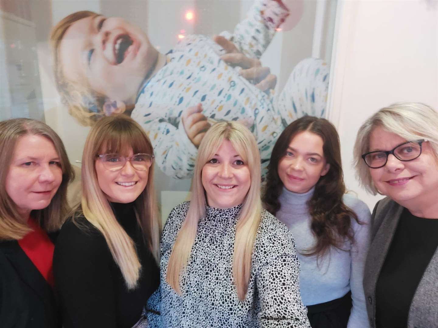 Selected members of the Belvoir Grantham team, from left: Rita Nicholas, Hannah Laccohee, me Carly French Centre, Rebecca Golds, Jane Bond (43475953)