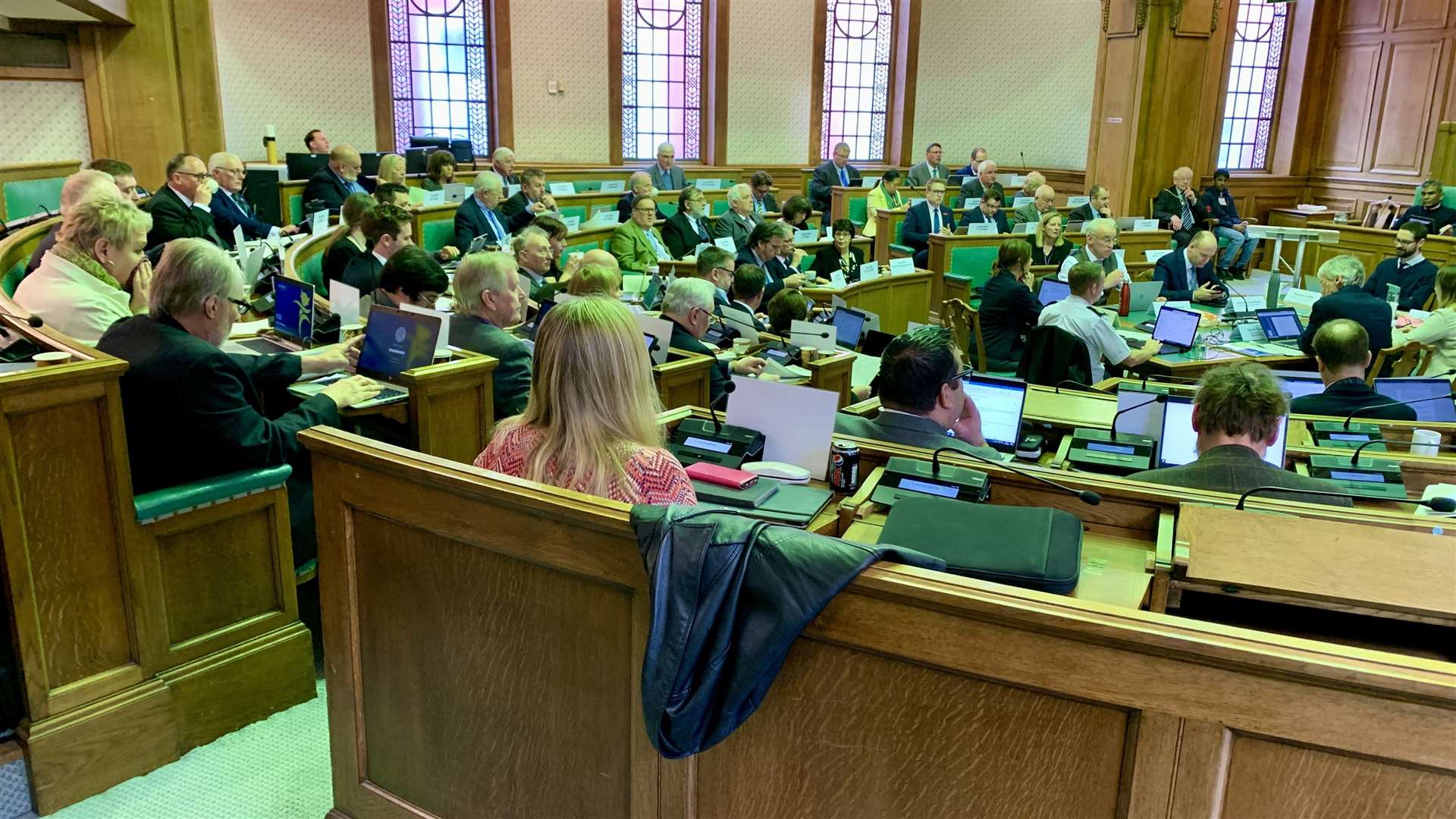 The budget is debated at Lincolnshire County Council. Photo: Local Democracy Reporting Service (62507922)