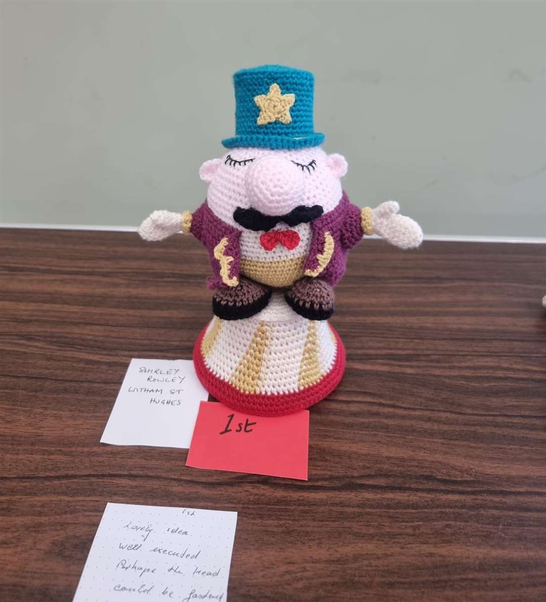 The winning craft entry.
