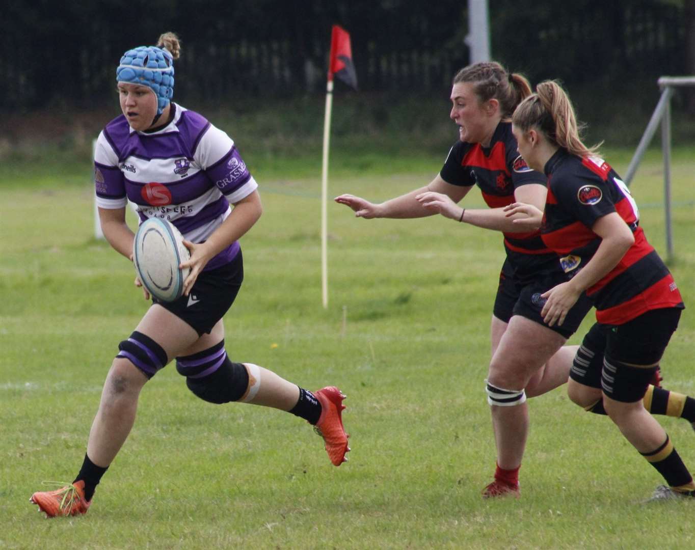 Action from Stamford Women's victory over Sleaford on Sunday. Photo: Darren Dolby