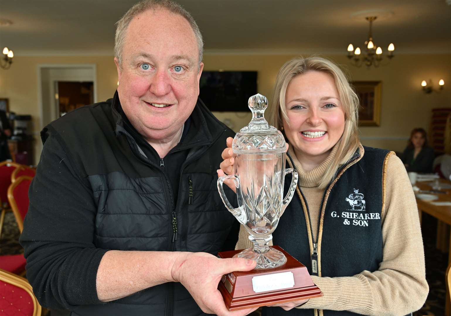 Joint winners of the Speciality section were Nick Richer of Moulton Chapel Butchers and Alice Taylor from G. Shearer & Son. Photo: David Lowndes