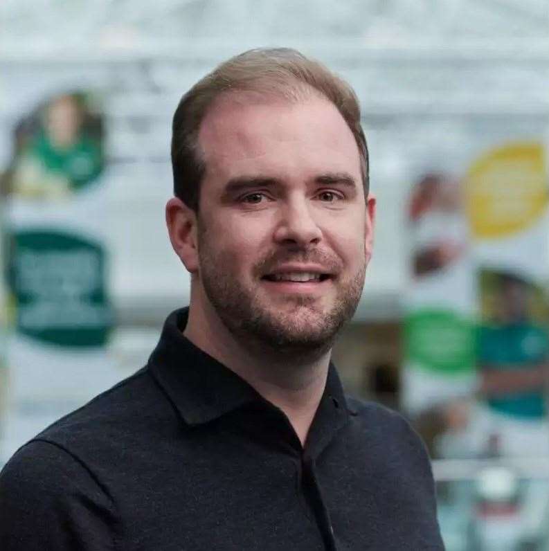 David began his career at Asda Christmas temp colleague at the Asda Grantham store in 2001. Photo: Asda